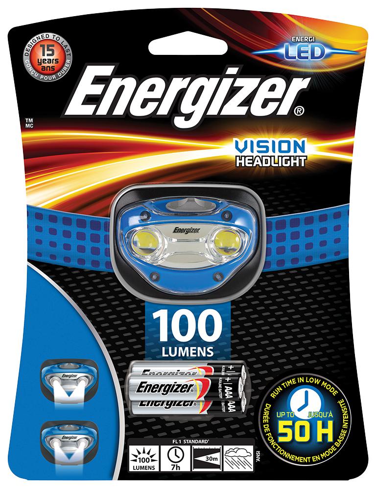 HDA321 HEAD LIGHT, 100LM, 30M, 3 X AAA BAT ENERGIZER