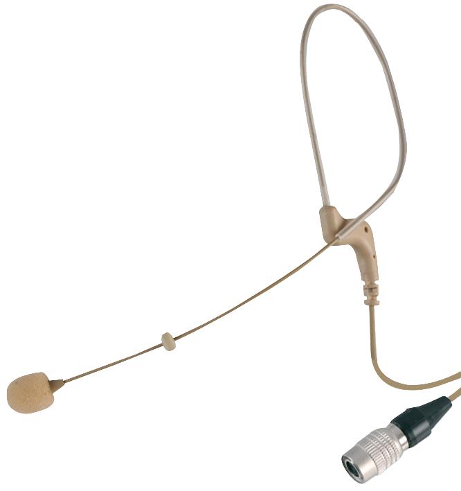 MIC-1000HRS MICROPHONE, EARHOOK HIROSE 4-POLE PULSE