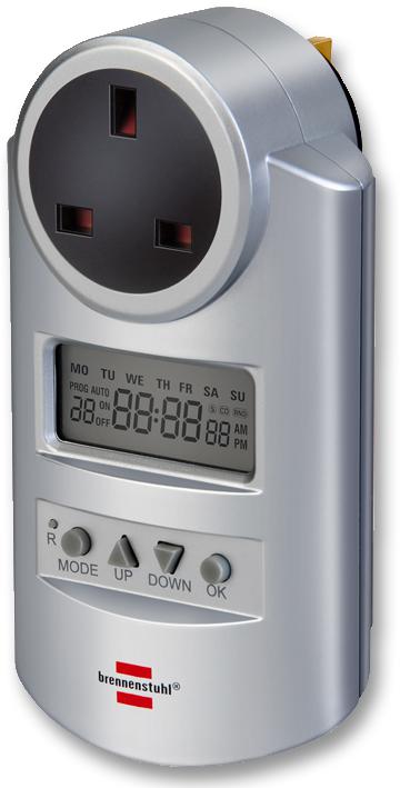 1507503 WEEKLY TIMER, DIGITAL BRENNENSTUHL