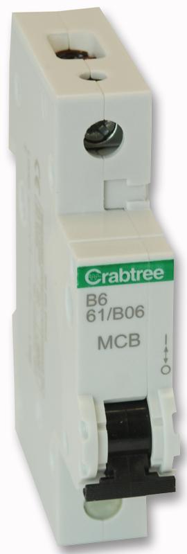 S61/B06 STARBREAKER 6A SP TYPE B MCB CRABTREE