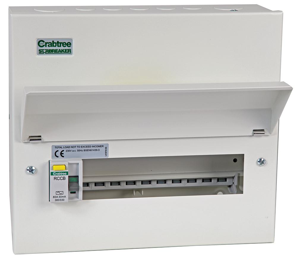 510/383B STARBREAKER METAL  80A 30MA RCCB +10 CRABTREE