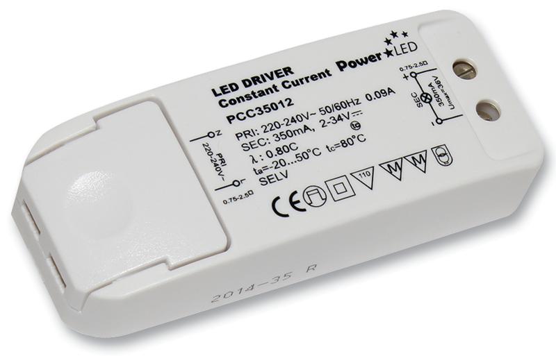 PCC35012 LED DRIVER C/C 350MA 12W SUNPOWER