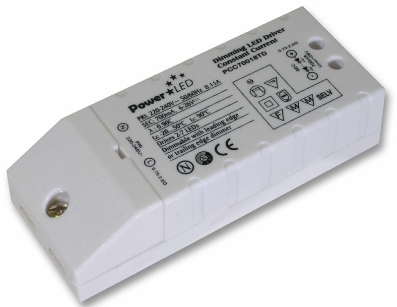 PCC70018TD LED DRIVER C/C TRIAC DIMMING 700MA 18W SUNPOWER