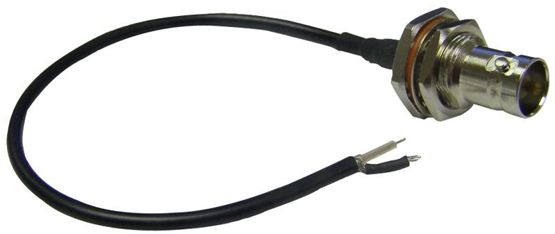 CBA-200COAX RF CABLE, BNC FEMALE BULKHEAD TO COAX RF SOLUTIONS