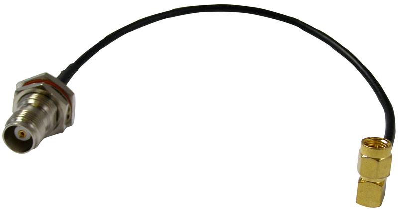 CBA-TNCF-SMAMR RF CBL, TNC F - SMA M R/A, 200MM RG174 RF SOLUTIONS