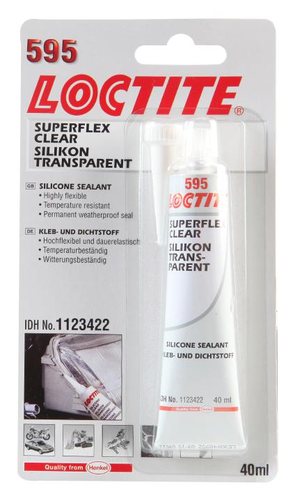 SI 595, 40ML SEALANT, TUBE, 40ML, CLEAR LOCTITE