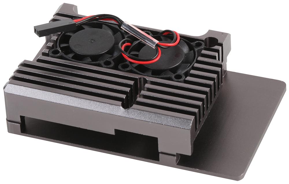 LT-4B02-F4 ACTIVE HEATSINK CASE, PI4, GUN METAL CYNTECH