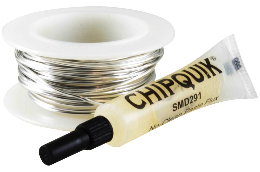 SMDIN52SN48 SOLDER WIRE, 118 DEG C, 0.8MM CHIP QUIK