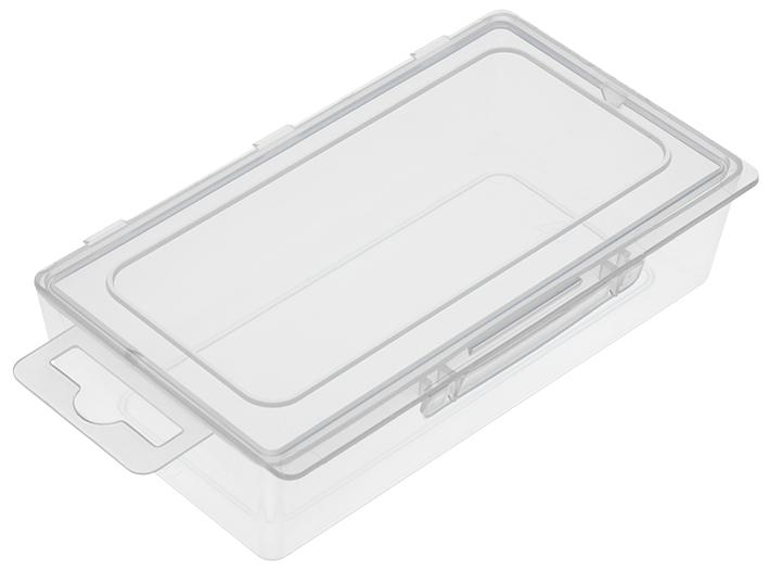 D1 STORAGE BOX, 1 COMPARTMENT, TRANSPARENT MULTICOMP PRO