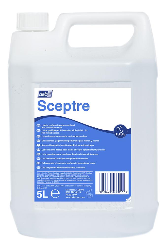SCE60Q HAND AND BODY SCEPTRE PEARLISED SOAP 5L SC JOHNSON PROFESSIONAL