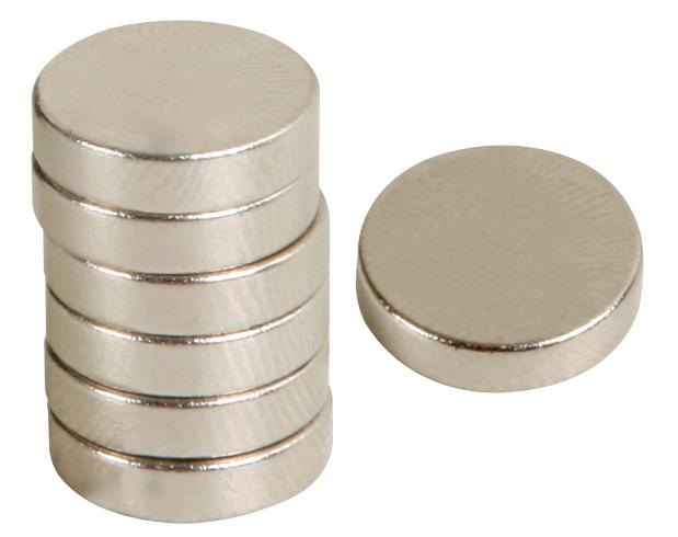 MAGNET6 MAGNET, BUTTON, 12X3MM (6PK) VELLEMAN SA
