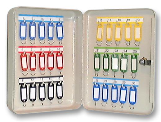 FH30 KEY CABINET, 30HOOK, FIXED KEY SECURE