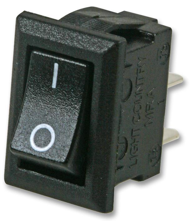 MCMRA-1-KKFTC ROCKER SWITCH, SPST, 3A, 250V, PANEL MULTICOMP PRO