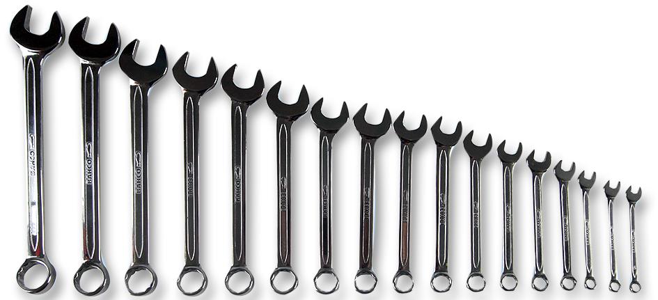 111M/17T SPANNER SET, 17 PC BAHCO