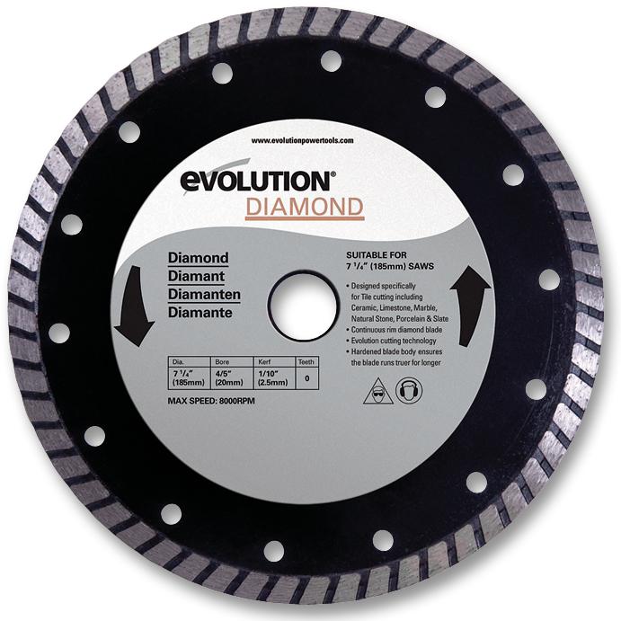 RAGE BLADE 185D DIAMOND BLADE - 185MM EVOLUTION