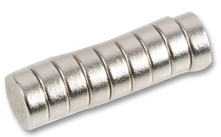 D01766 MAGNETS, RARE EARTH, 8 X 3MM (PK10) DURATOOL