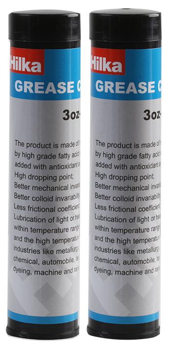 84802003 GREASE GUN CARTRIDGE, 30Z/85G, 2PC HILKA TOOLS