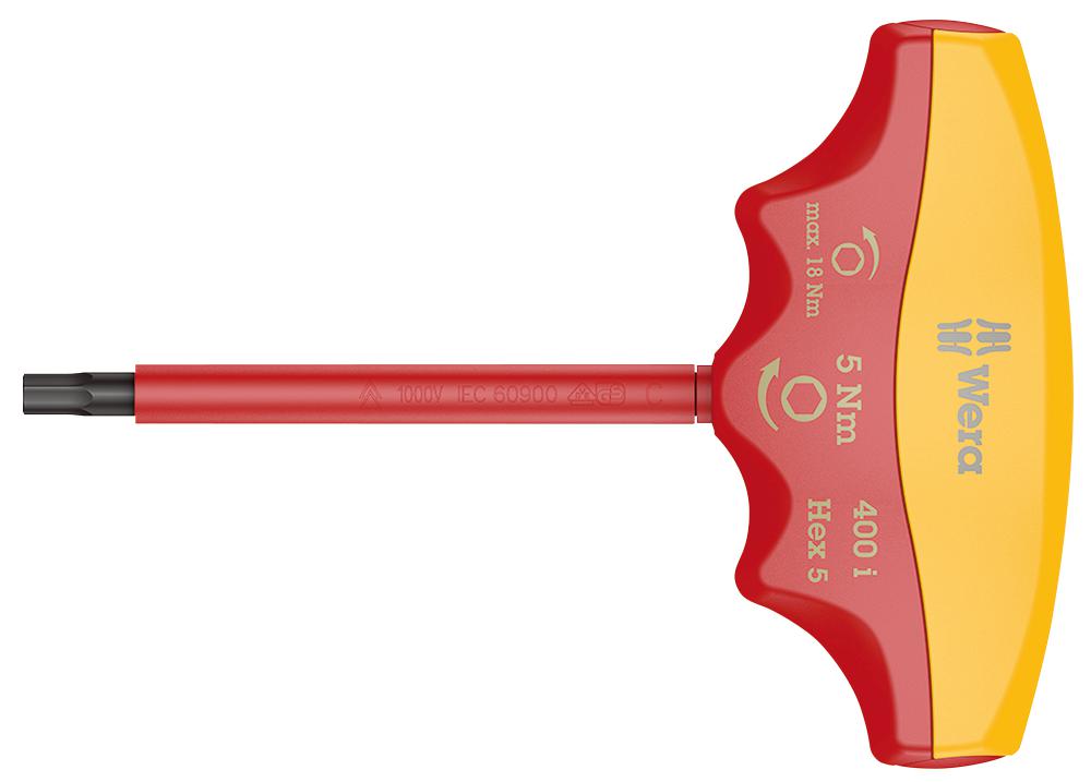 05004981001 HEX INSULATED TORQUE INDICATOR, 5X138MM WERA