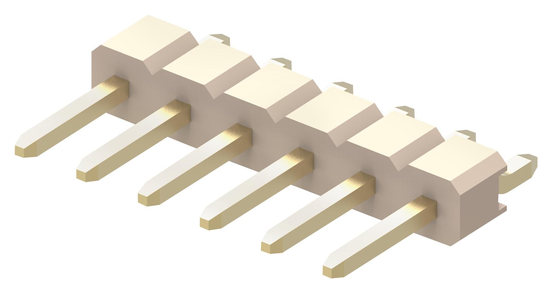 GCT (GLOBAL CONNECTOR TECHNOLOGY) Board-to-Board BG301-06-A-0540-L-B HEADER, 2.54MM, SMT, R/A, 6WAY GCT (GLOBAL CONNECTOR TECHNOLOGY) 2084270 BG301-06-A-0540-L-B