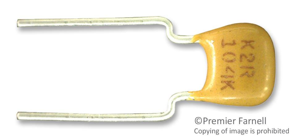 KEMET Ceramic Multilayer MLCC Capacitors- Leaded C322C562J1G5TA CAP, 5600PF, 100V, 5%, C0G/NP0 KEMET 1702663 C322C562J1G5TA