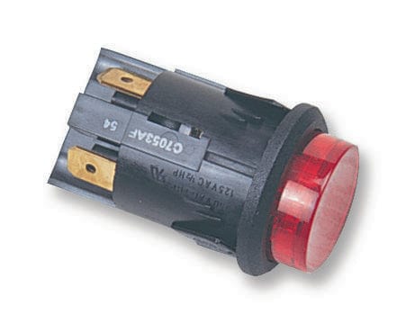 ARCOLECTRIC (BULGIN LIMITED) illuminated C7053AFNAA SWITCH, DPST, RED ARCOLECTRIC (BULGIN LIMITED) 150381 C7053AFNAA