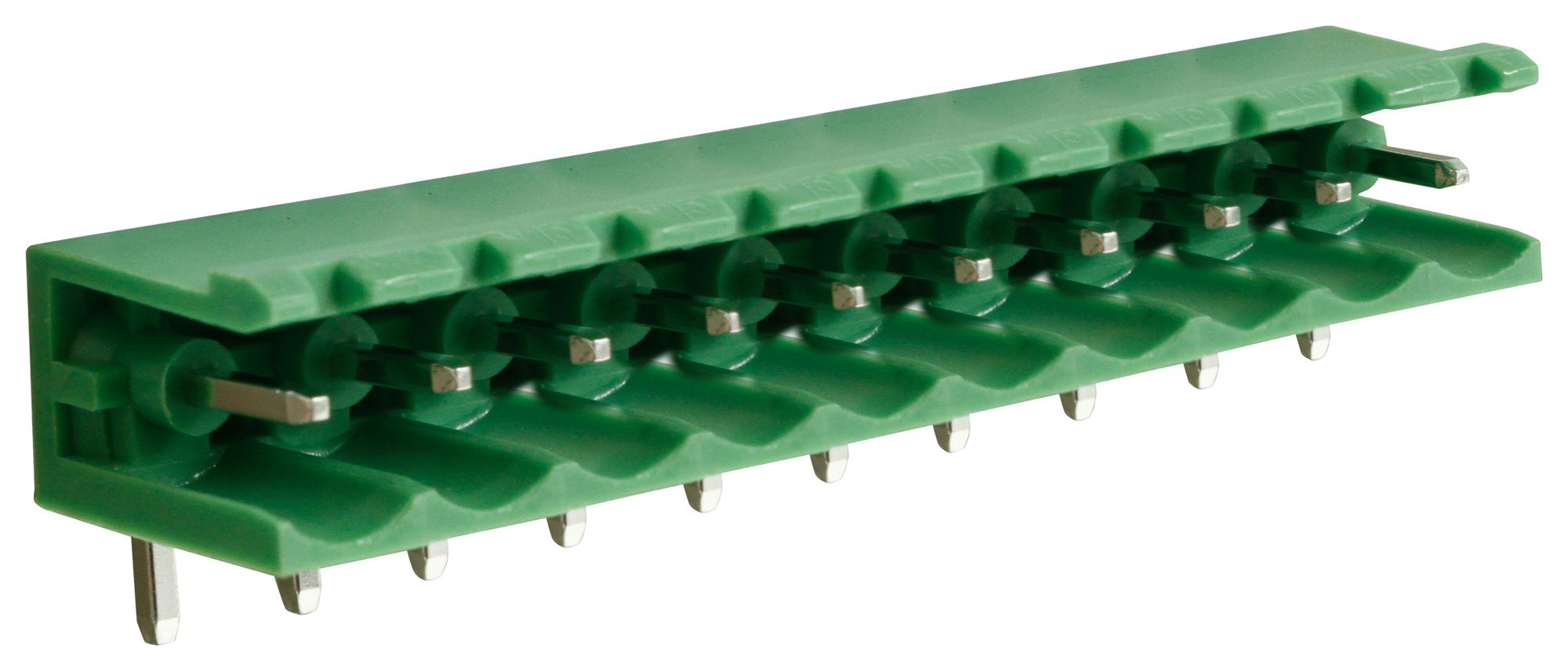 CAMDENBOSS Terminal Block Headers & Sockets CTBP9350/10AO TERMINAL BLOCK, HEADER, 10POS, R/A, TH CAMDENBOSS 2527757 CTBP9350/10AO