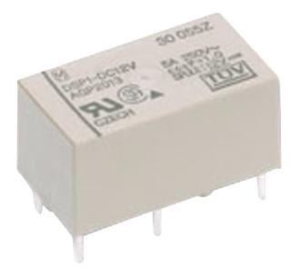 PANASONIC Power - General Purpose DSP2A-L2-DC3V RELAY, DPST-NO, 250VAC, 30VDC, 5A PANASONIC 2095635 DSP2A-L2-DC3V