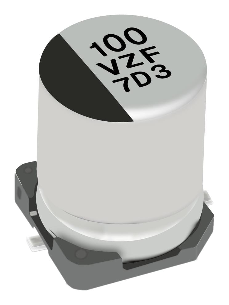 PANASONIC Aluminium Electrolytic Capacitors - Hybrid EEHZF1J330P CAP, 33UF, 63V, ALU ELEC, HYBRID, SMD PANASONIC 3442414 EEHZF1J330P