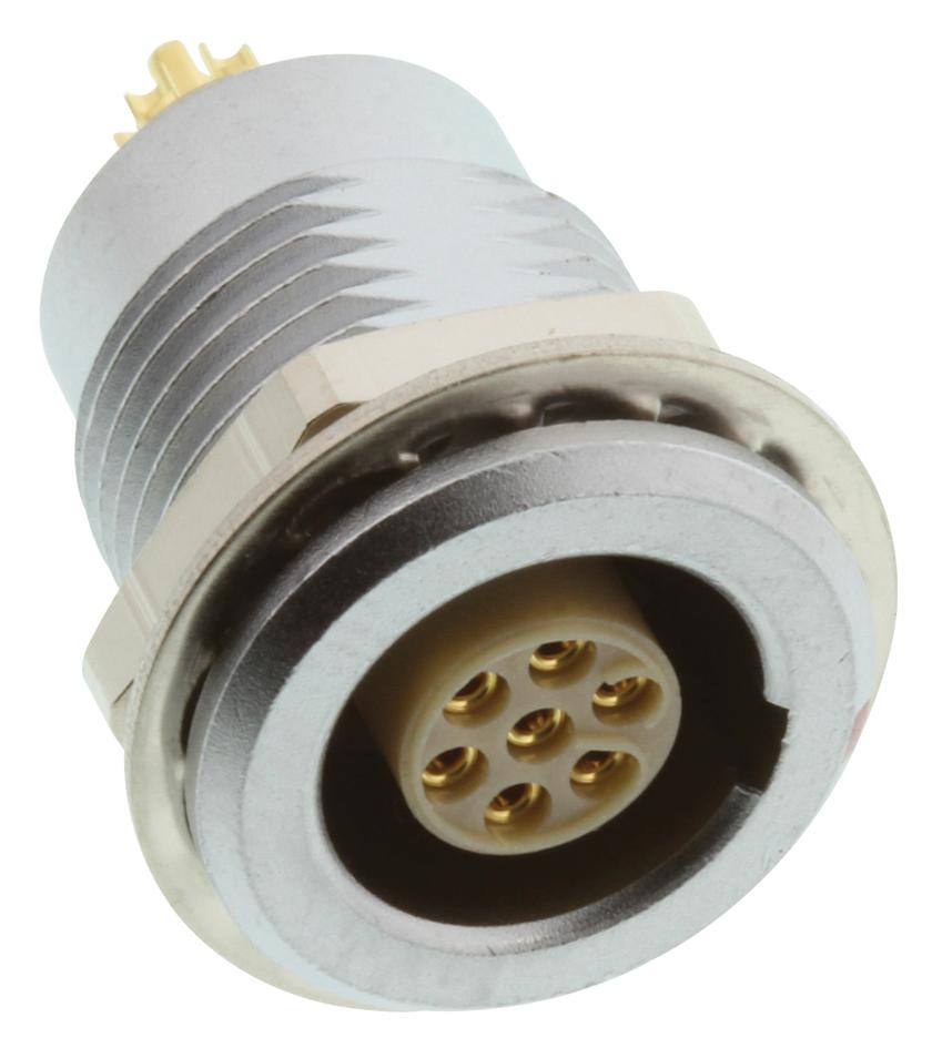 LEMO Industrial Circular EGG.1B.307.CLL SOCKET, PANEL MOUNT, 1B, 7WAY LEMO 3817167 EGG.1B.307.CLL