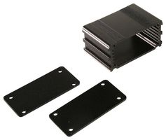 B1-040BK - Metal Enclosure, Optional IP65/ NEMA 4 Sealing Kit SK-1, Small, Extruded Aluminium, 29.5 mm - BOX ENCLOSURES
