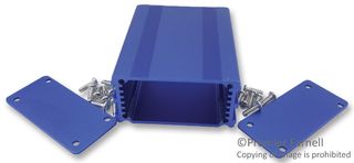 B1-080BL - Metal Enclosure, Optional IP65/ NEMA 4 Sealing Kit SK-1, Small, Extruded Aluminium, 29.5 mm - BOX ENCLOSURES