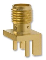 142-0711-821 - RF / Coaxial Connector, SMA Coaxial, Edge Launch Jack, Solder, 50 ohm, Beryllium Copper - JOHNSON - CINCH CONNECTIVITY