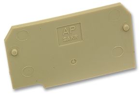 021136 AP (SAKR) - End Cover, for Use with Feed Through Terminal Blocks - WEIDMULLER