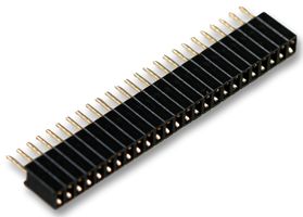 M52-5002545 - PCB Receptacle, Vertical, Board-to-Board, 1.27 mm, 1 Rows, 25 Contacts, Through Hole Mount - HARWIN