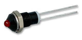 MC19021003 - LED Panel Mount Indicator, Red, 2.6 VDC, 6 mm, 45 mA, 17.5 mcd, Not Rated - MULTICOMP PRO