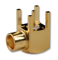 MCX6252B1-3GT30G-50 - RF / Coaxial Connector, MCX Coaxial, Right Angle Jack, Solder, 50 ohm, Beryllium Copper - AMPHENOL RF