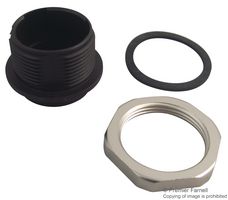 08 2434 000 001 - Circular Connector, 720 Series, 3 Contacts, Threaded, Nylon (Polyamide) Body - BINDER