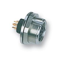 09 0424 80 07 - Circular Connector, 712 Series, Panel Mount Receptacle, 7 Contacts, Solder Socket - BINDER