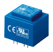 AVB0.5/2/9 - PCB Transformer, Class II, Encapsulated Safety Isolating, 2 x 115V, 2 x 9V, 500 mVA, 50Hz / 60Hz - BLOCK