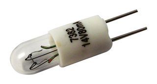 7382 - Incandescent Lamp, 14 V, Bi-Pin, T-1 3/4 (5mm), 15000 h - CML INNOVATIVE TECHNOLOGIES