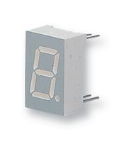 SA56-11YWA - 7 Segment LED Display, Mechanically Rugged, Yellow, 20 mA, 2.1 V, 4.7 mcd, 1, 14.22 mm - KINGBRIGHT