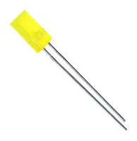 L-383YDT - LED, Rectangular, Yellow, Through Hole, 2.5mm x 5mm, 20 mA, 2.1 V, 590 nm - KINGBRIGHT