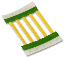 TMS-SCE-3/32-2.0-4 - Wire Marker, TMS SCE Thin Wall, Heat Shrinkable Sleeve, PO (Polyolefin), Yellow, 2.36mm x 50mm - RAYCHEM - TE CONNECTIVITY