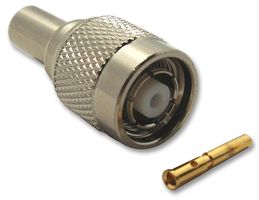 RT1121A1-NT3G-H155-50 - RF / Coaxial Connector, TNC Coaxial, Straight Plug, Crimp, 50 ohm, Beryllium Copper - AMPHENOL RF