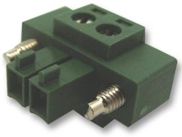 MC421-381012 - Rectangular Connector, Locking, MC421, 12 Contacts, Plug, 3.81 mm, Screw, 1 Row - MULTICOMP PRO