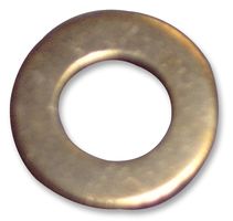 M5 BRASS FLAT WASHER - Washer, Plain, Flat, Brass, M5, Pack of 100 - DURATOOL