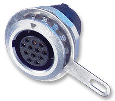 MRF12 - Circular Connector, Minicon Series, Panel Mount Receptacle, 12 Contacts, Solder Socket - NEUTRIK