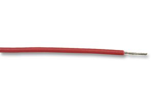 6718 RD005 - Wire, Stranded, Hook Up, EcoWire®, UL11028, MPPE, Red, 12 AWG, 3.3 mm², 100 ft, 30.5 m - ALPHA WIRE