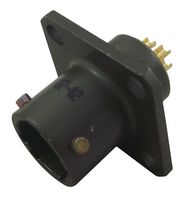 451 02E 106P 50 - Circular Connector, 451, Box Mount Receptacle, 6 Contacts, Solder Pin, Bayonet, 10-6 - AMPHENOL SOCAPEX
