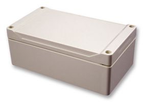 1555CGY - Plastic Enclosure, Watertight, DIN Rail, ABS, 40 mm, 65 mm, 120 mm, IP66 - HAMMOND